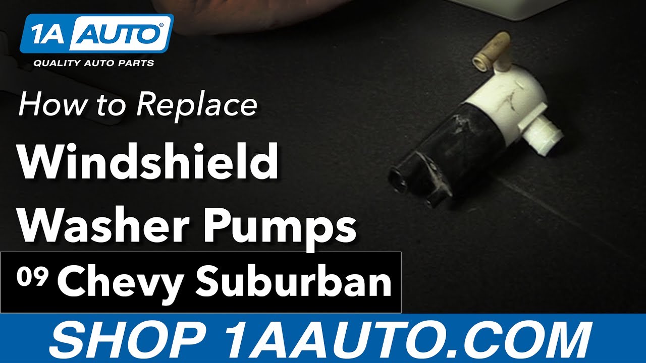 How to Remove Windshield Washer Pumps 07-14 Chevy Suburban