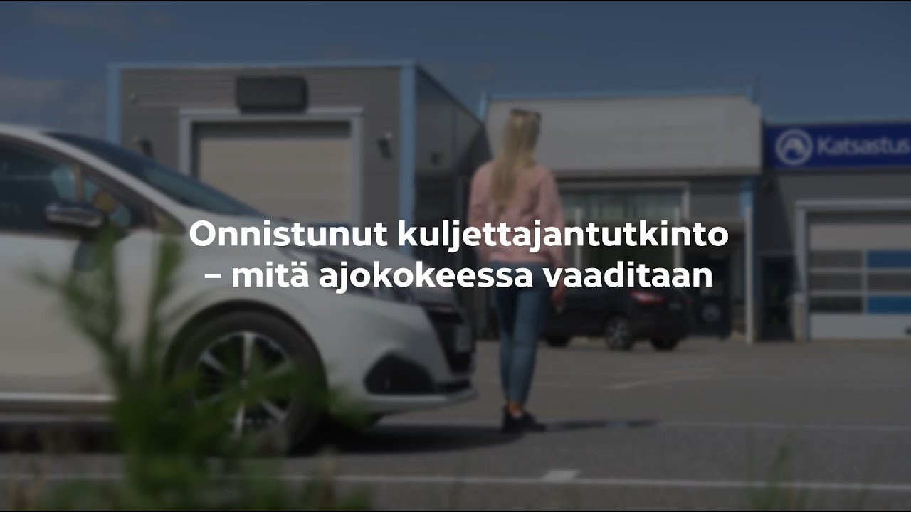 Onnistunut kuljettajantutkinto - mitä ajokokeessa vaaditaan?