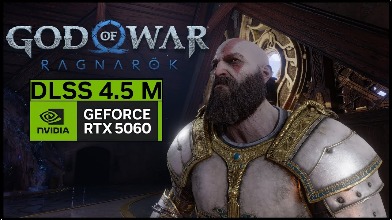 DLSS 4.5 M Desempenho | God Of War Ragnarok | RTX 5060 + R5 5500X3D