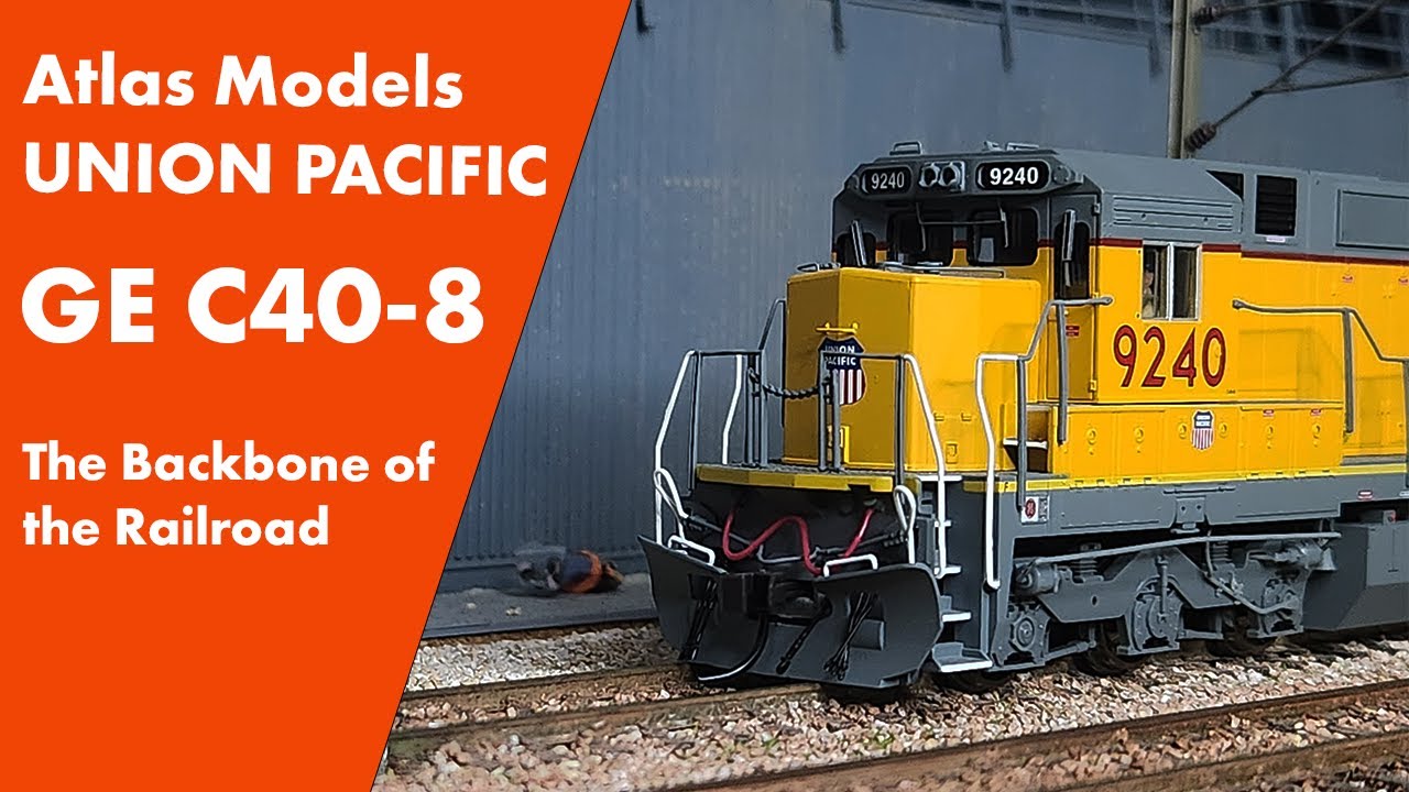 Обзор модели железной дороги Atlas HO масштаба Union Pacific C40-8: Основа железной дороги