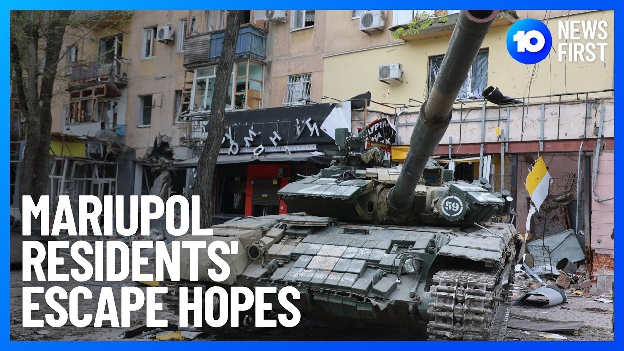 Mariupol Steelworks Civilian Rescue Operation Underway | 10 News First