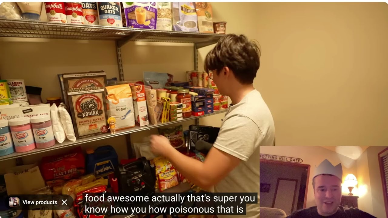 WHAT. IS. THAT. Inside OfflineTV's streamer house pantry?