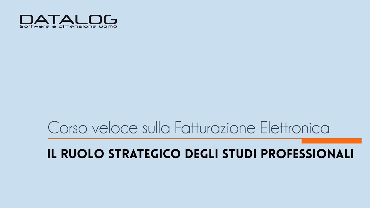 Corso eFATTURA: il ruolo strategico degli studi professionali