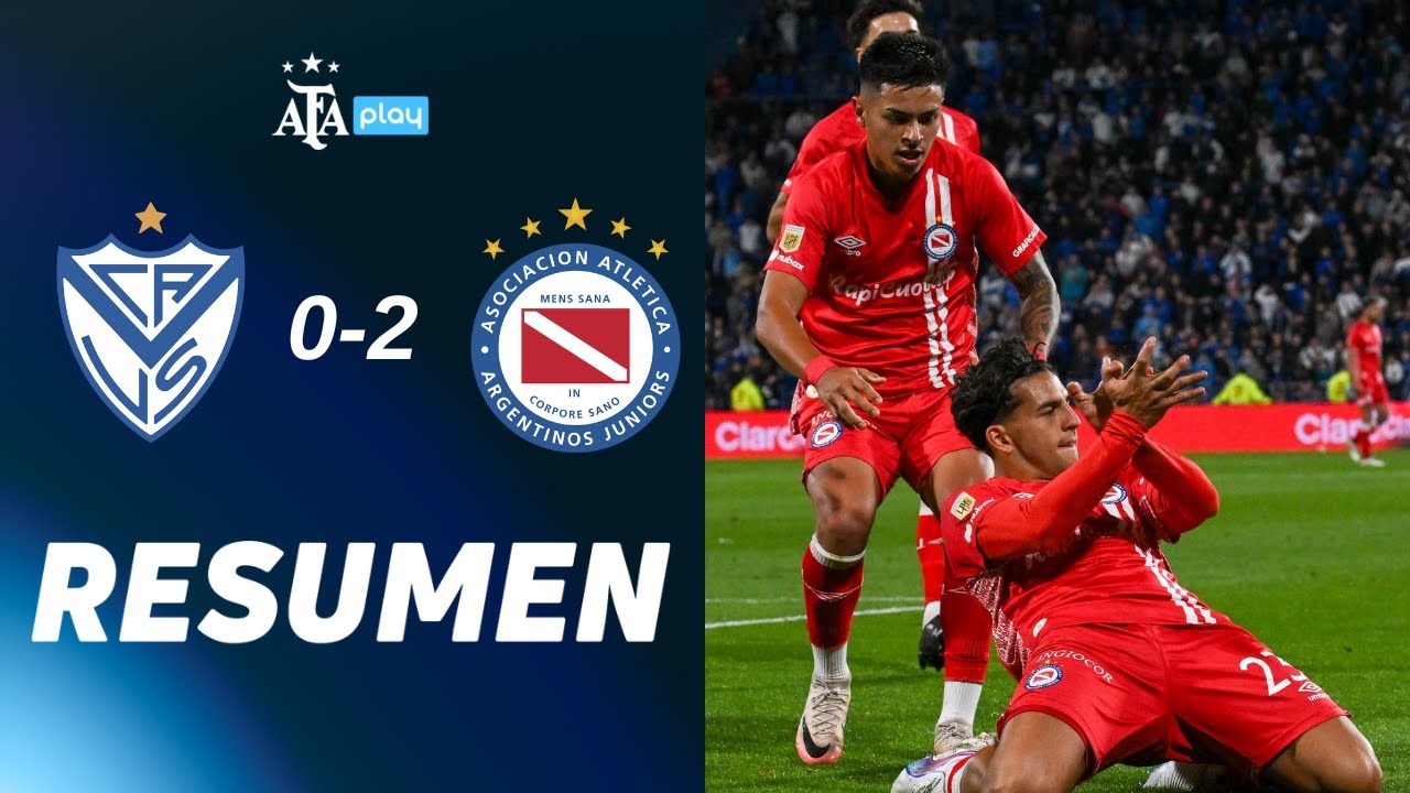 Velez Sarsfield 0 vs. 2 Argentinos Juniors | #TorneoClausura2025 | Resumen | Octavos de Final