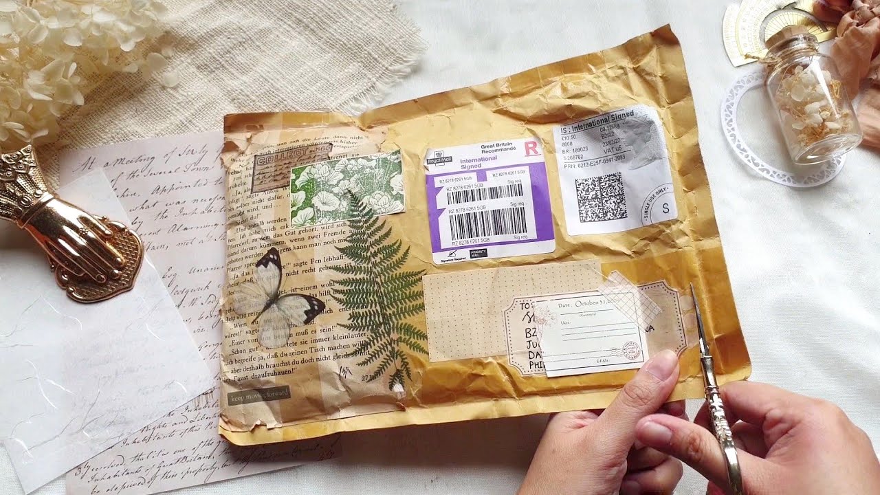 open mail with me &bull; vintage botanical theme [with love from jacqueline]
