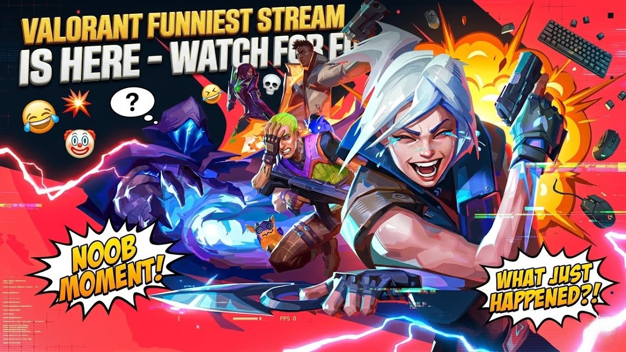 LIVE 🔴Valorant Chaos | Match + Madness Together