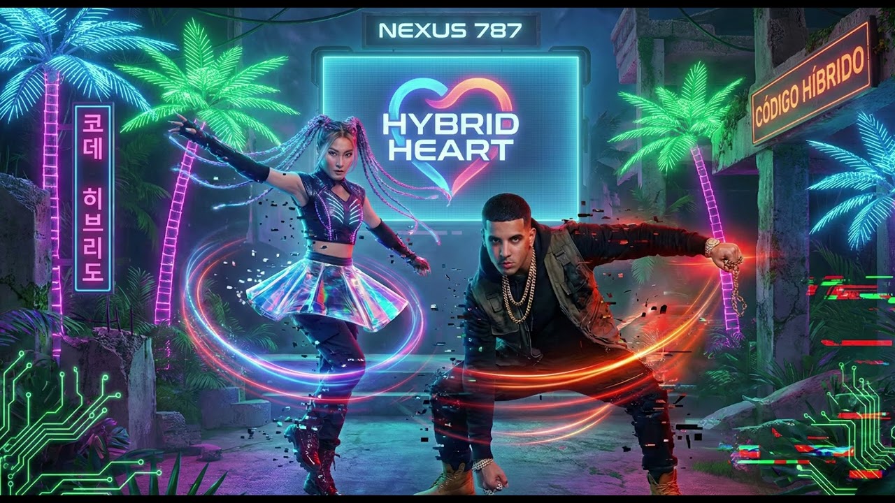 NEXUS 787 - HYBRID HEART (Official Audio) | K-Pop x Dembow Fusion 🇰🇷🔥🇵🇷