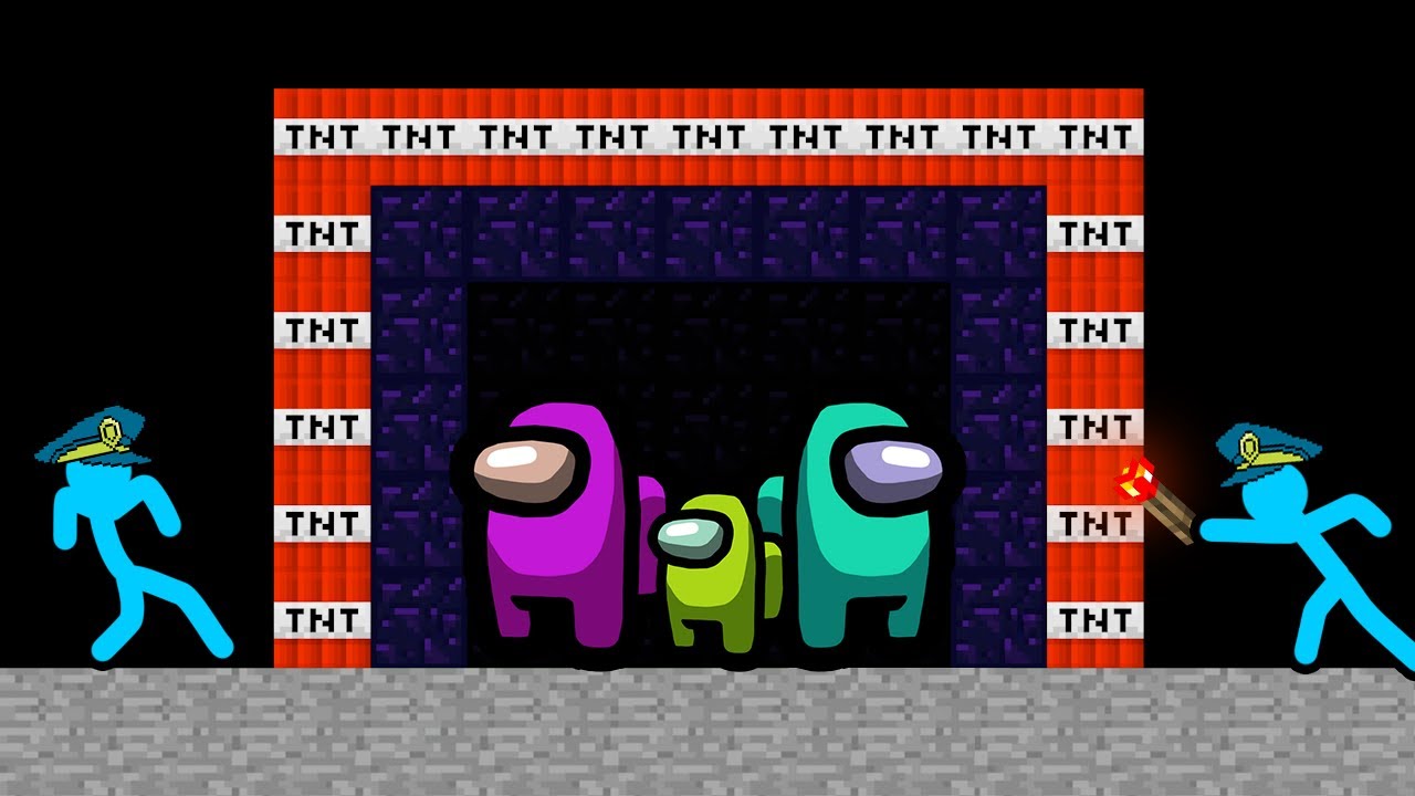 Stickman VS Among Us: Imposter Prison Escape - AVM Shorts Animation