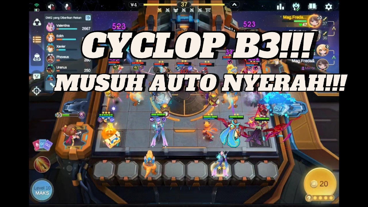 CYCLOP B3 MUSUH AUTO NYERAH!!!