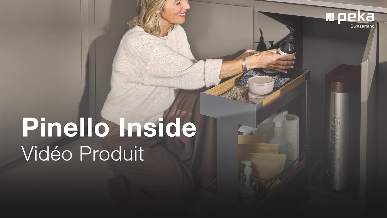peka Vidéo Produit Armoir Basse Système d’Éxtension Intérieure Pinello Inside dans le design Liro