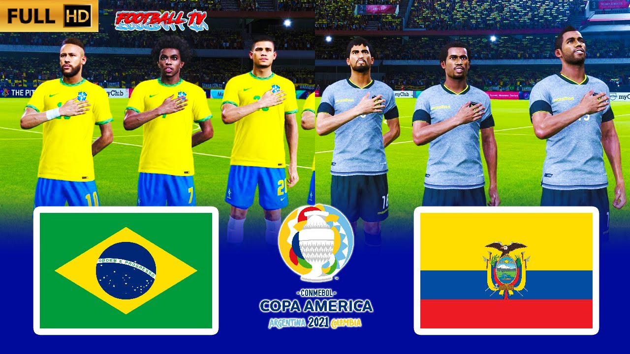 PES 2021 / Бразилия - Эквадор / Копа Америка 2021