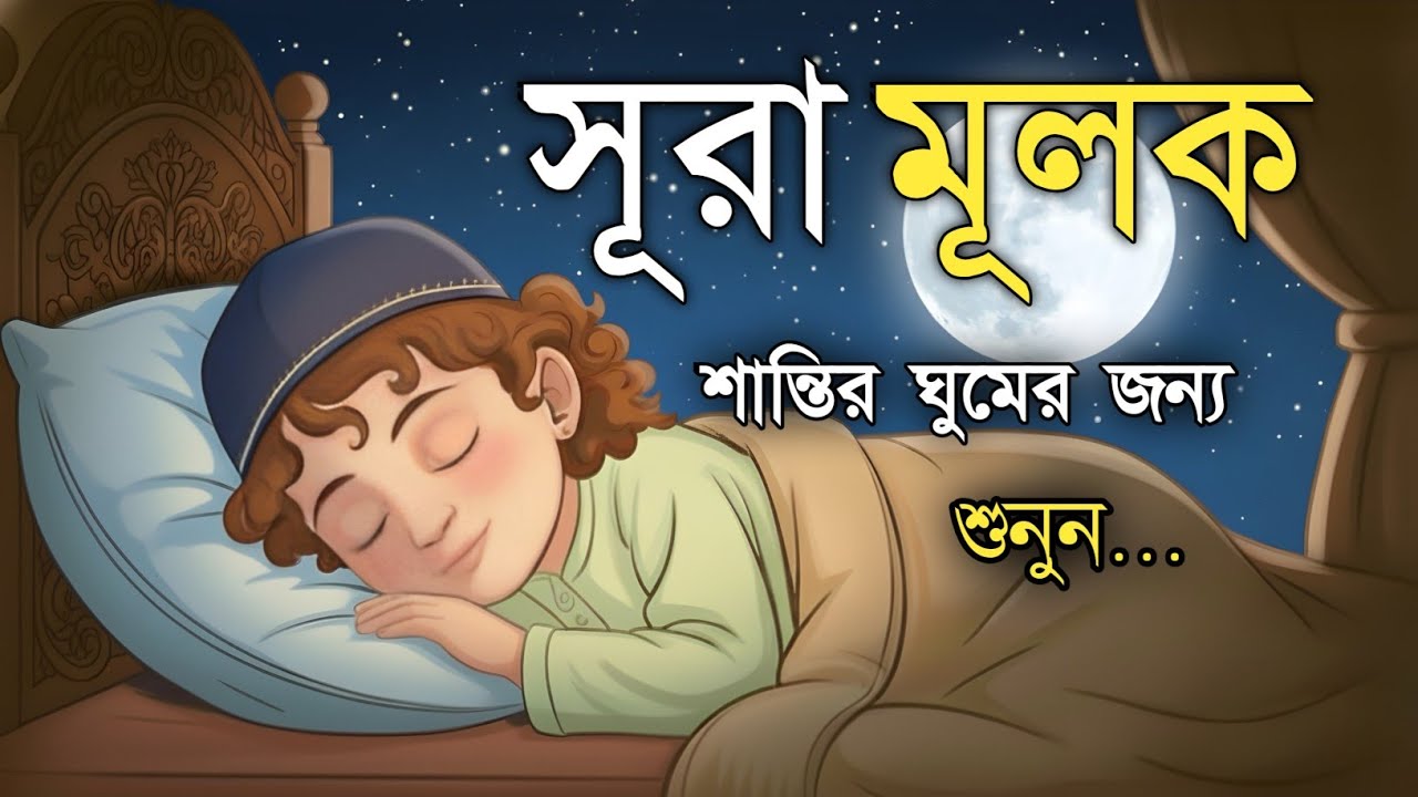 শান্তির ঘুমের জন্য Surah Mulk | সুরেলা কুরআন তিলাওয়াত | Shamsul Haque Recitation