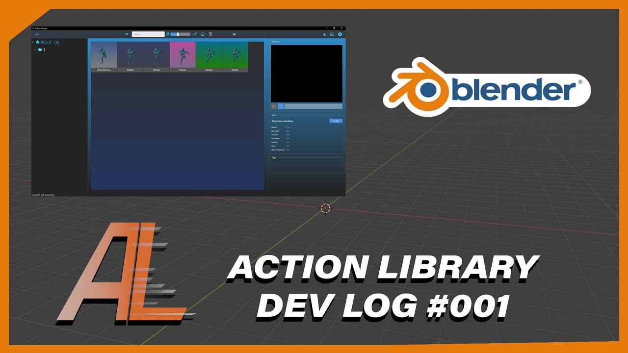 Action Library for Blender — Devlog #01