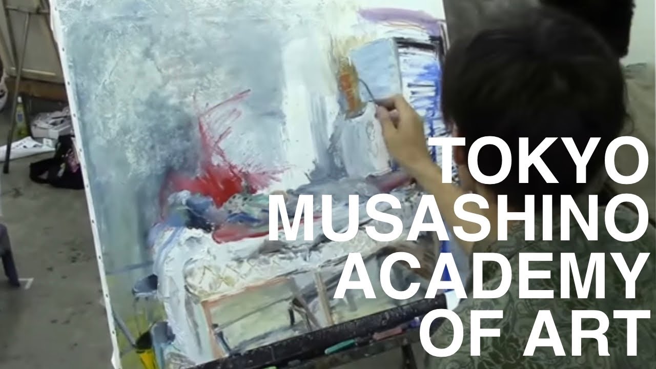 東京武蔵野美術学院　芸大油絵　デモンストレーション制作