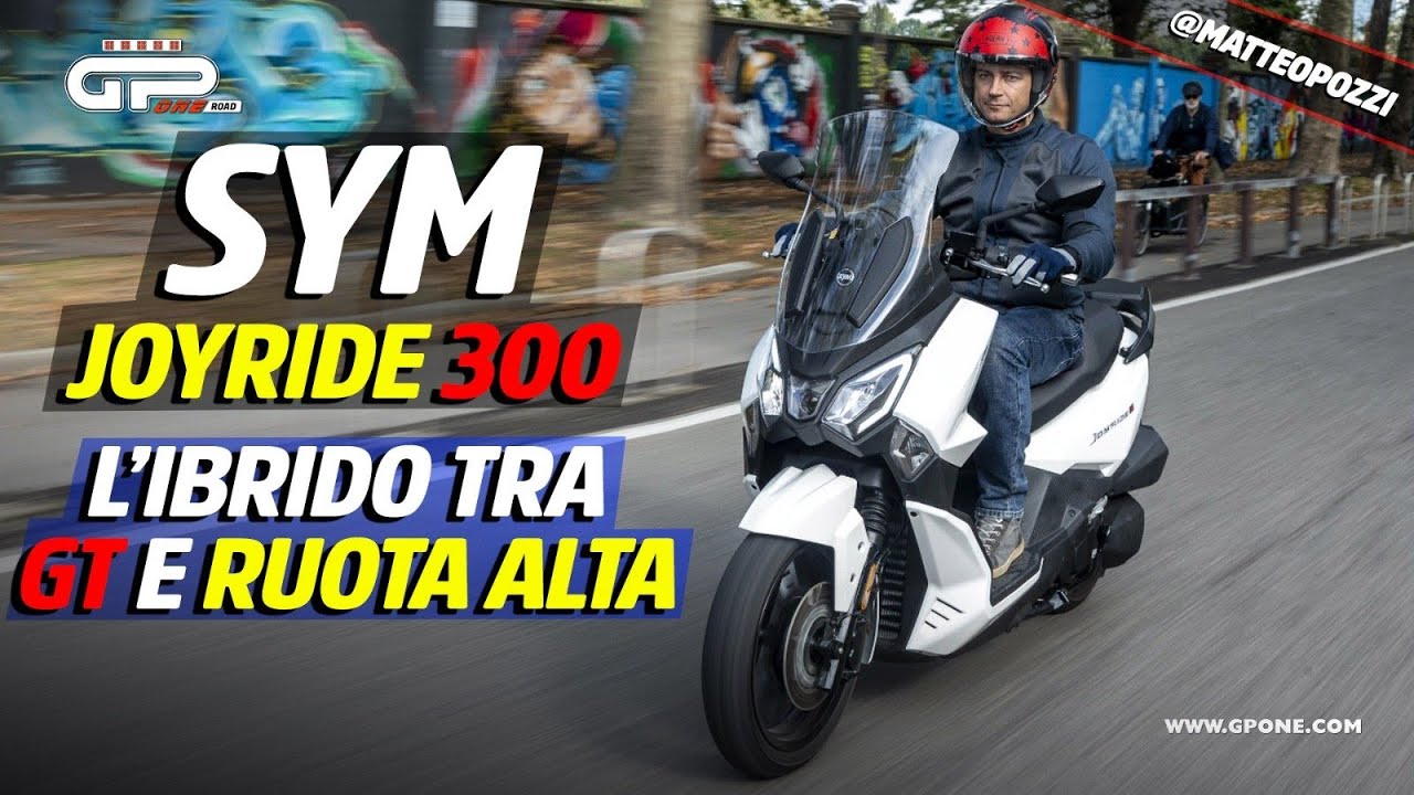 Sym Joyride 300, l’ibrido tra GT e ruota alta