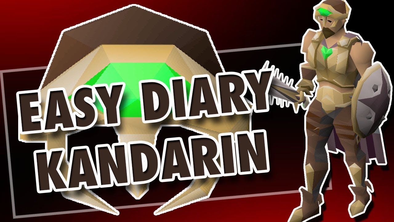 [OSRS] Kandarin EASY diary (ESPA&Ntilde;OL) 2020