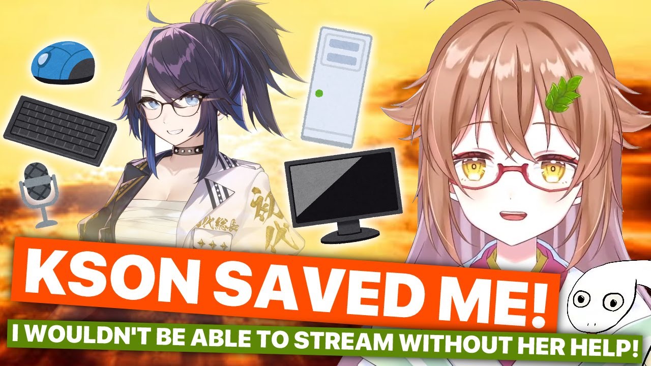 Kson Helps An Indie Vtuber (Kson & Asakura Konoha) [Eng Subs]