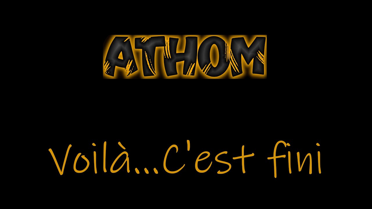 Reprise "Voilà...C'est fini" (Jean-Louis AUBERT) guitare acoustique / voix HD cover by ATHOM