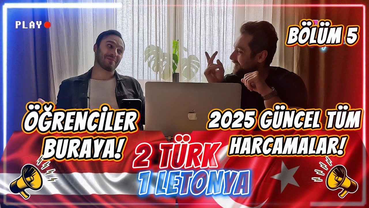 💸2025 Letonya Öğrenci Bütçesi: A’dan Z’ye TÜM HARCAMALAR!💥2 TÜRK 1 #letonya  💣#2türk1letonya #eğitim