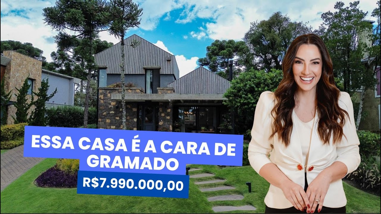 Essa casa de R$7.990.000,00 é a cara de Gramado.