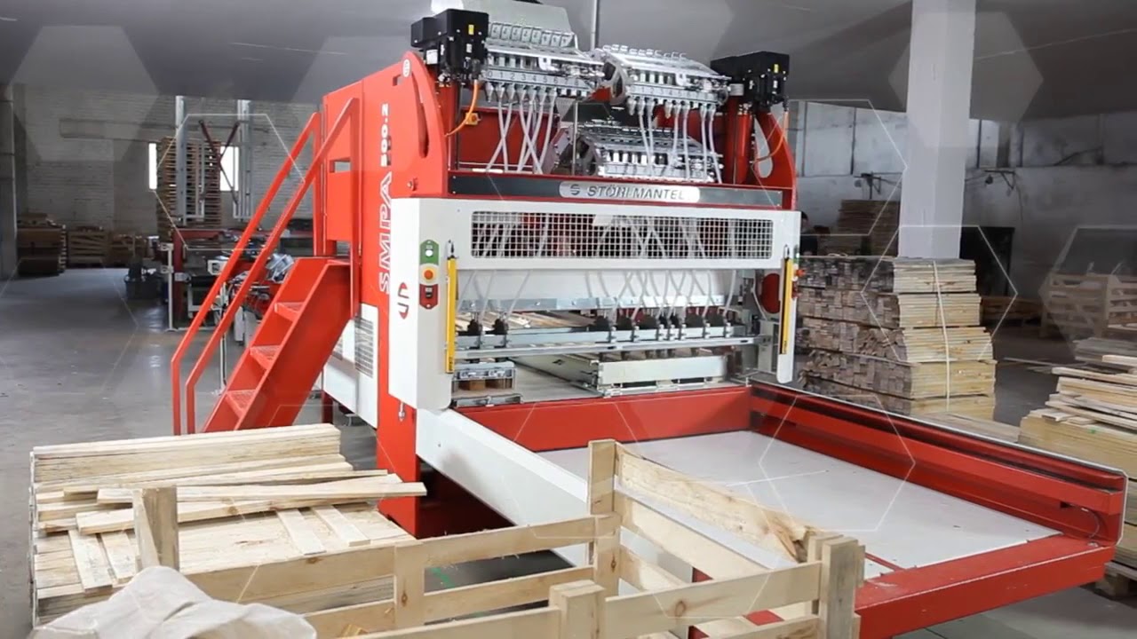 Prezentacja linii do zbijania palet oraz film promocyjny użytkownika VMS Timber.