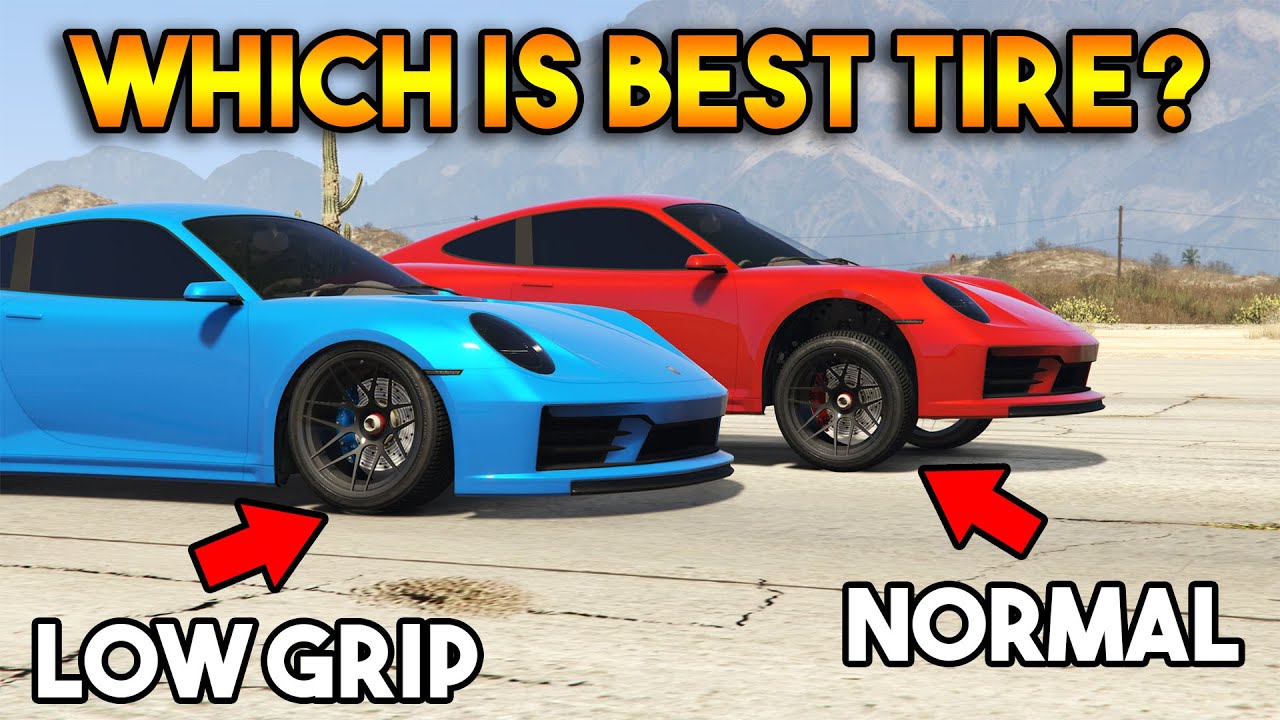 GTA 5 ONLINE : NORMAL VS LOW GRIP VS LOWERED (WHICH ARE BEST TUNERS TIRES?)