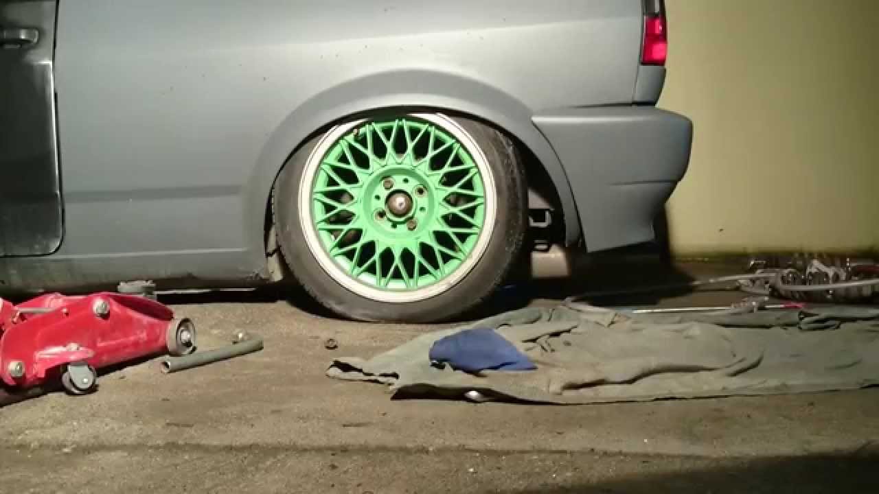 VW Polo 86C Airride test 2