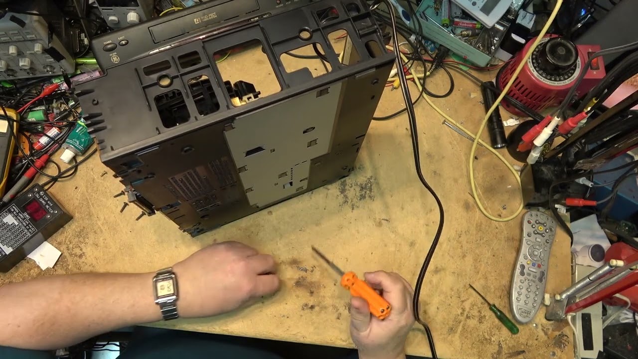 GE VG4055 VCR Mode Switch and general cleaning