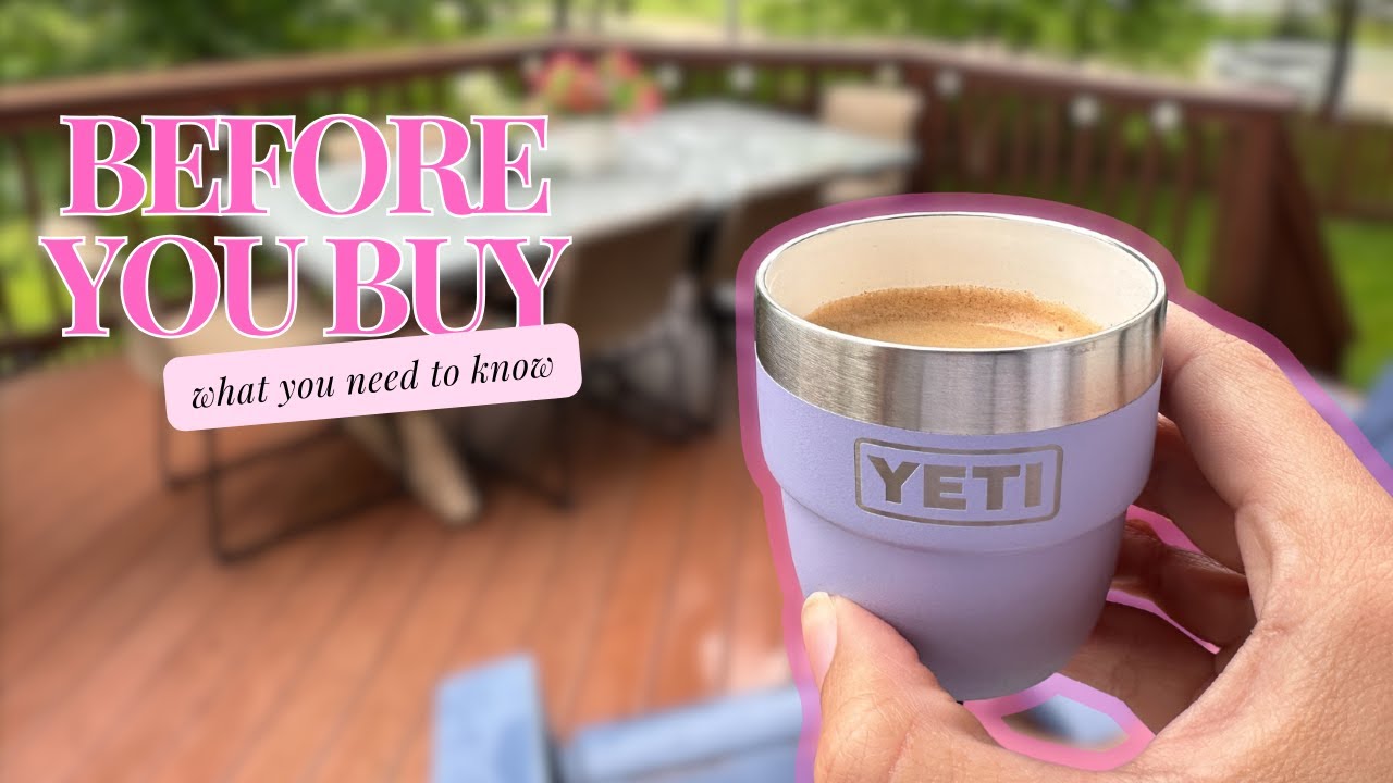 YETI 4oz Espresso Cups Review – Cosmic Lilac Ceramic Coated | Aesthetic + Stackable