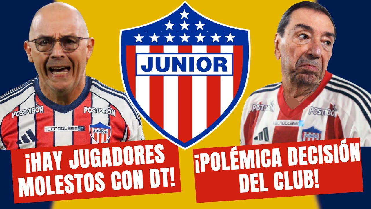¡JUGADORES EN JUNIOR MOLESTOS CON EL DT! ¡Polémica Decisión del Club! ¿Y las Lesiones? #100Tiburon