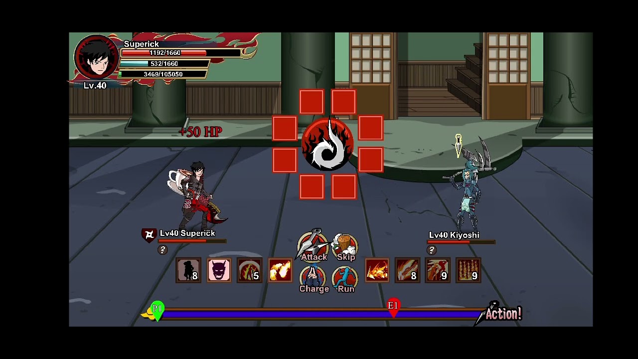 Shinobi Warfare - Superick (Fire Ability) VS Kiyoshi Tensai Jounin Exam Part 1 (Hard Mode)