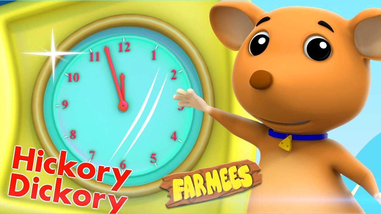 Hickory Dickory Dock | Song For Kids | Kindergarten Video For Babies