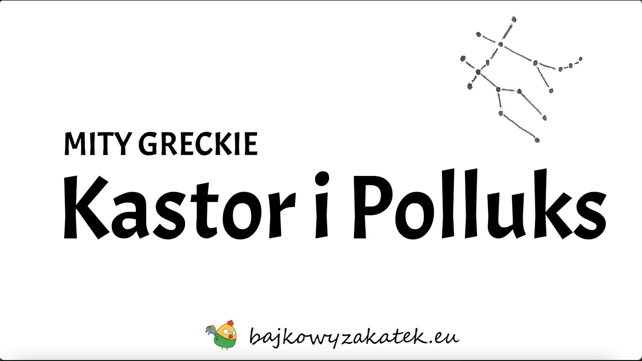 Kastor i Polluks - mit grecki