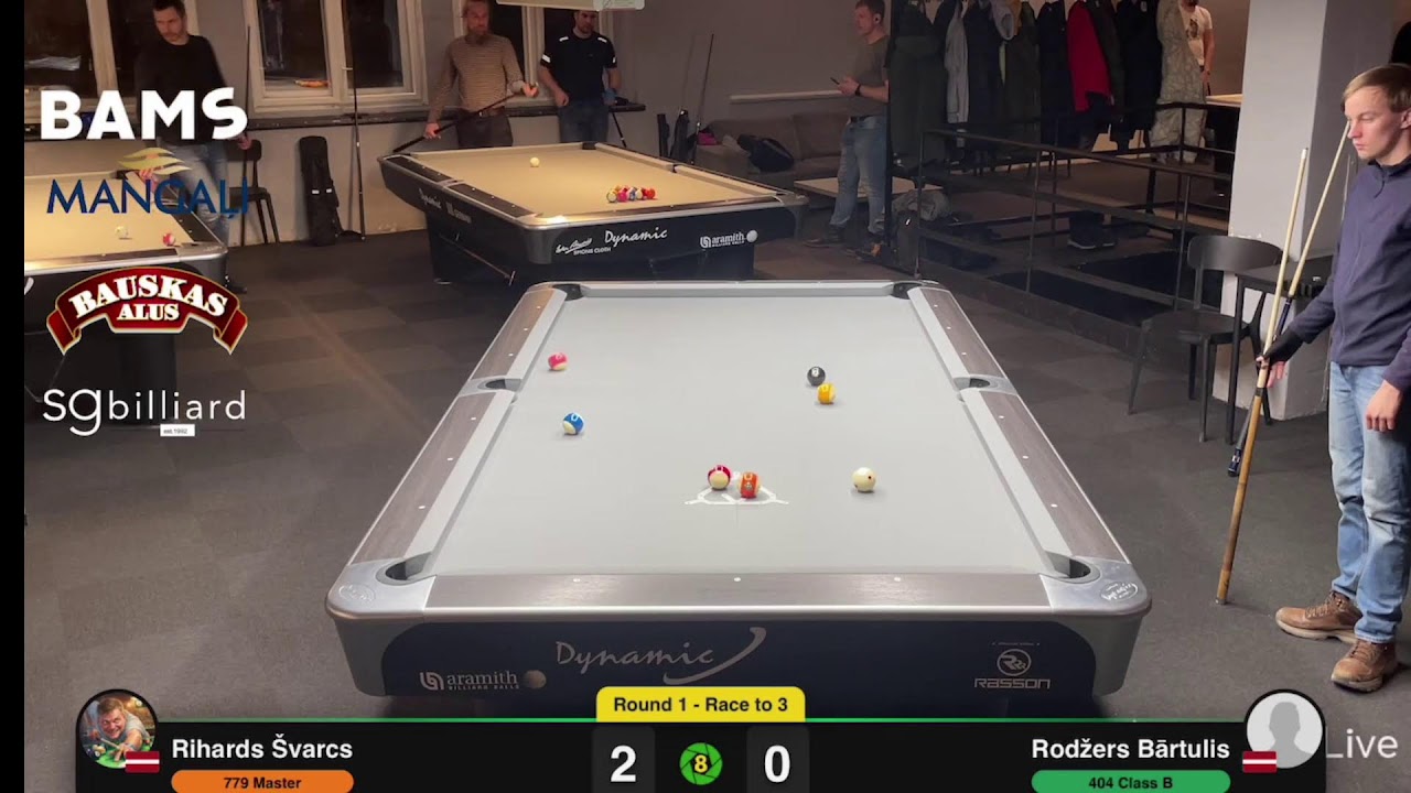 Bams Latvijas amatieru līga 2026 6. turnīrs (9. galds)