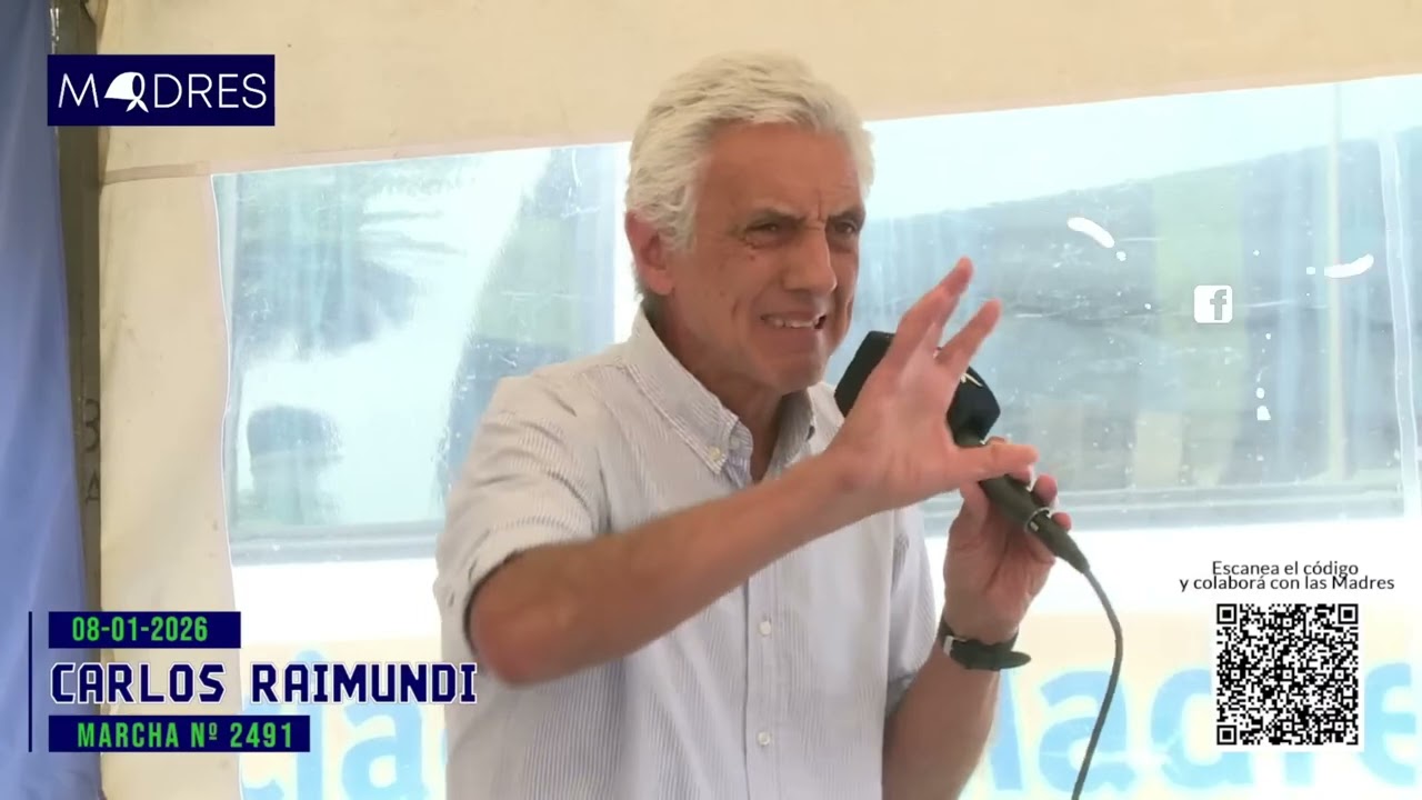 Carlos Raimundi en la Marcha N° 2491 de las Madres de Plaza de Mayo - 08.01.2026