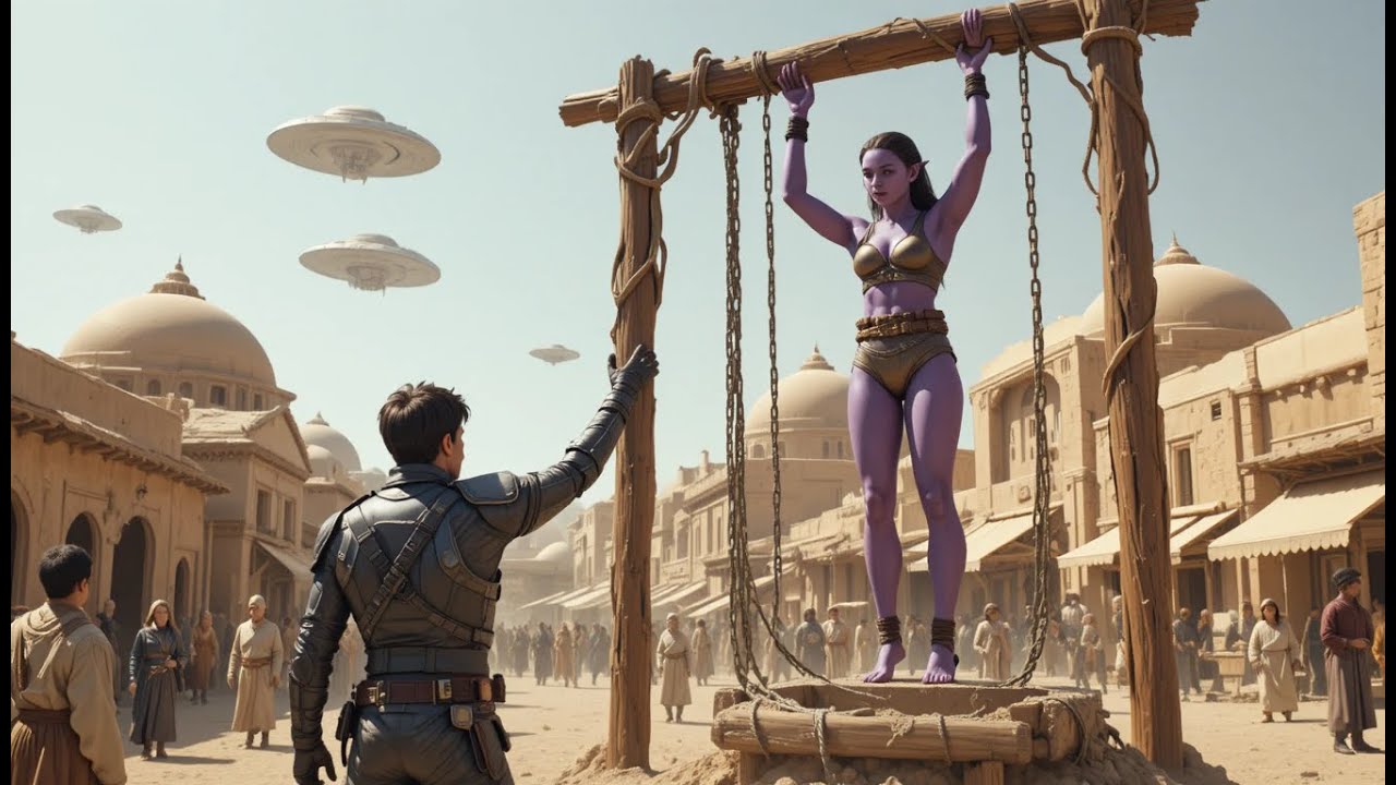 They Tried Selling the Shackled Giantess — But the Human Stepped Forward | HFY Sci-Fi Story