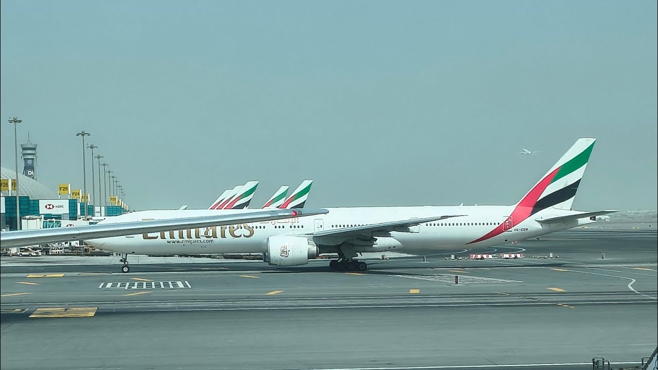 Landing Dubai International Airport