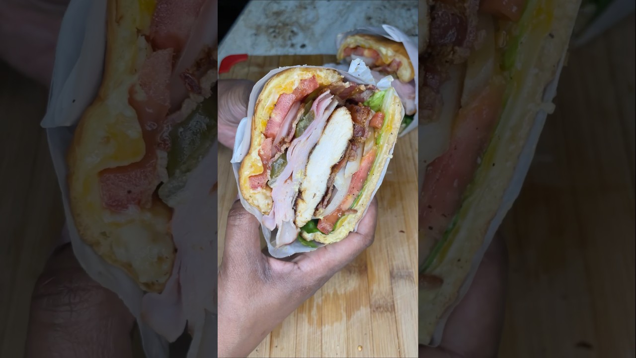 Sandwich for lunch 🥪 #shorts #sandwich #bacon #blt