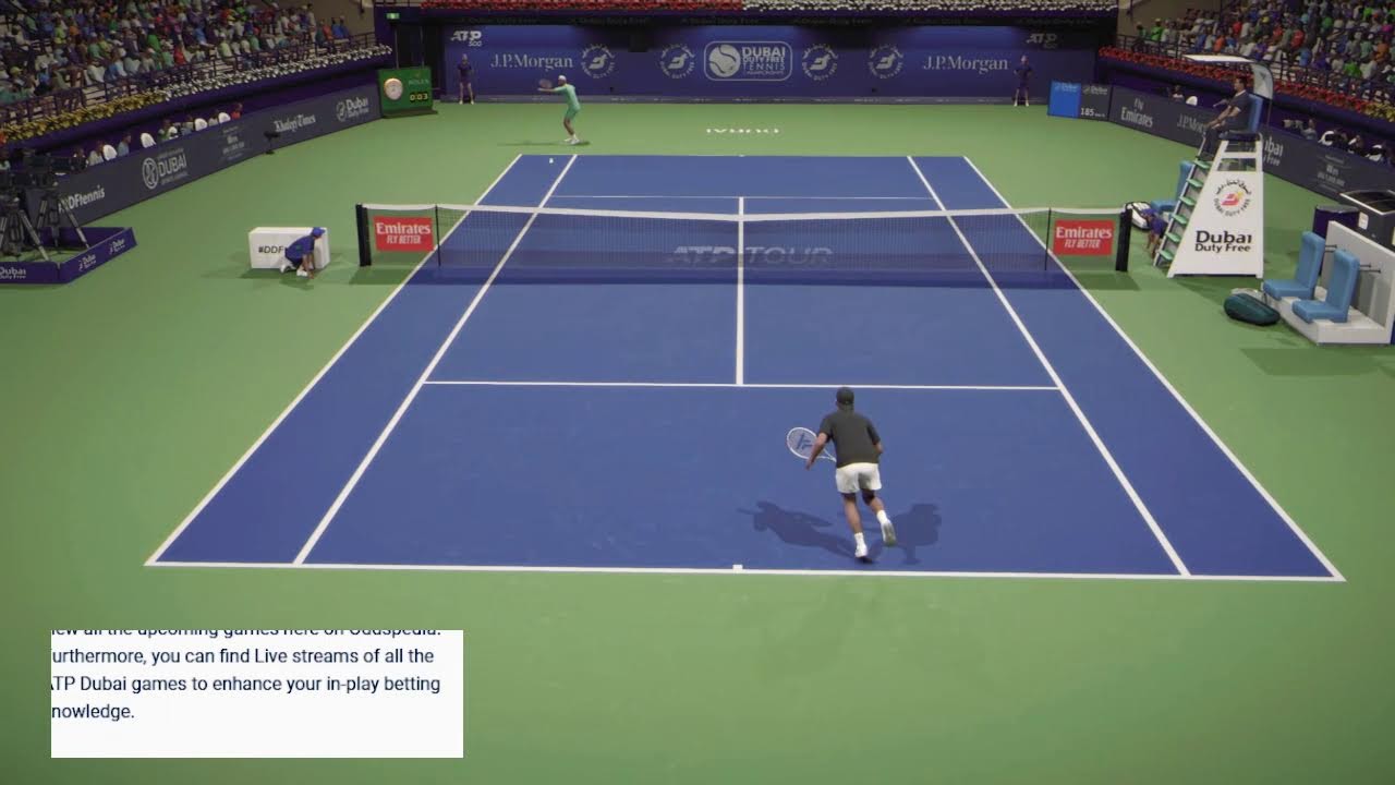 MENSIK J VS GRIEKSPOOR T • DUBAI UAE 2026  • LIVE Tennis Gameplay  Scorecard #gameplay