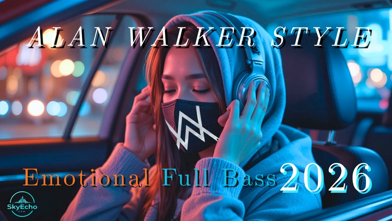 🎧 Alan Walker Style Full Bass Remix 2026 - Cinematic Emotional EDM • Night Drive Journey