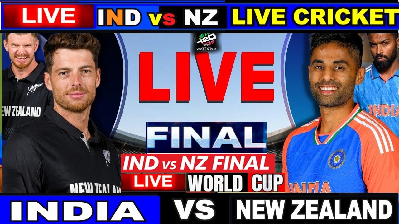 🔴LIVE: India vs New Zealand T20 World Cup Final | IND vs NZ Live Score Updates | IND vs NZ LIVE