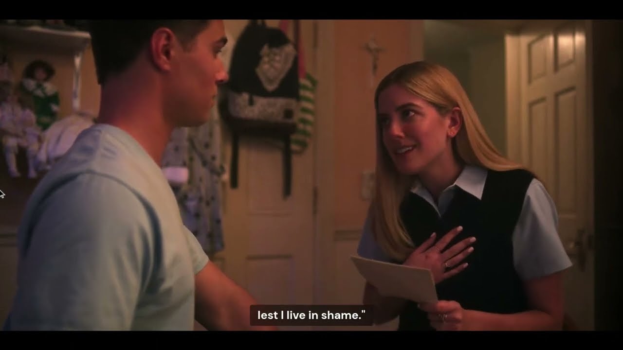 Kelly and Gerg Practice Acting and Prepping Up and Kiss - Pretty Little Liars: Summer School  S2E2