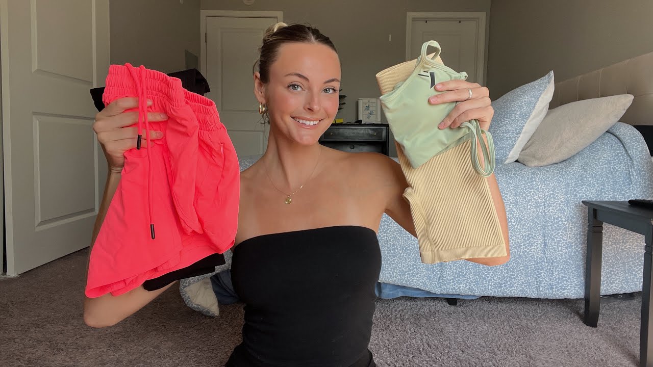 ASMR | Workout Clothing Try-On Haul with Action Apparel Co.