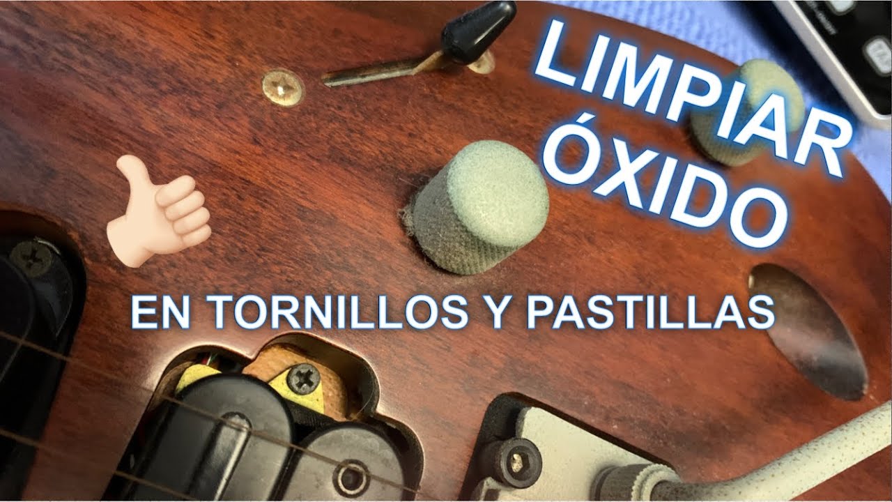 Quitar óxido de tornillos e imanes de pastillas