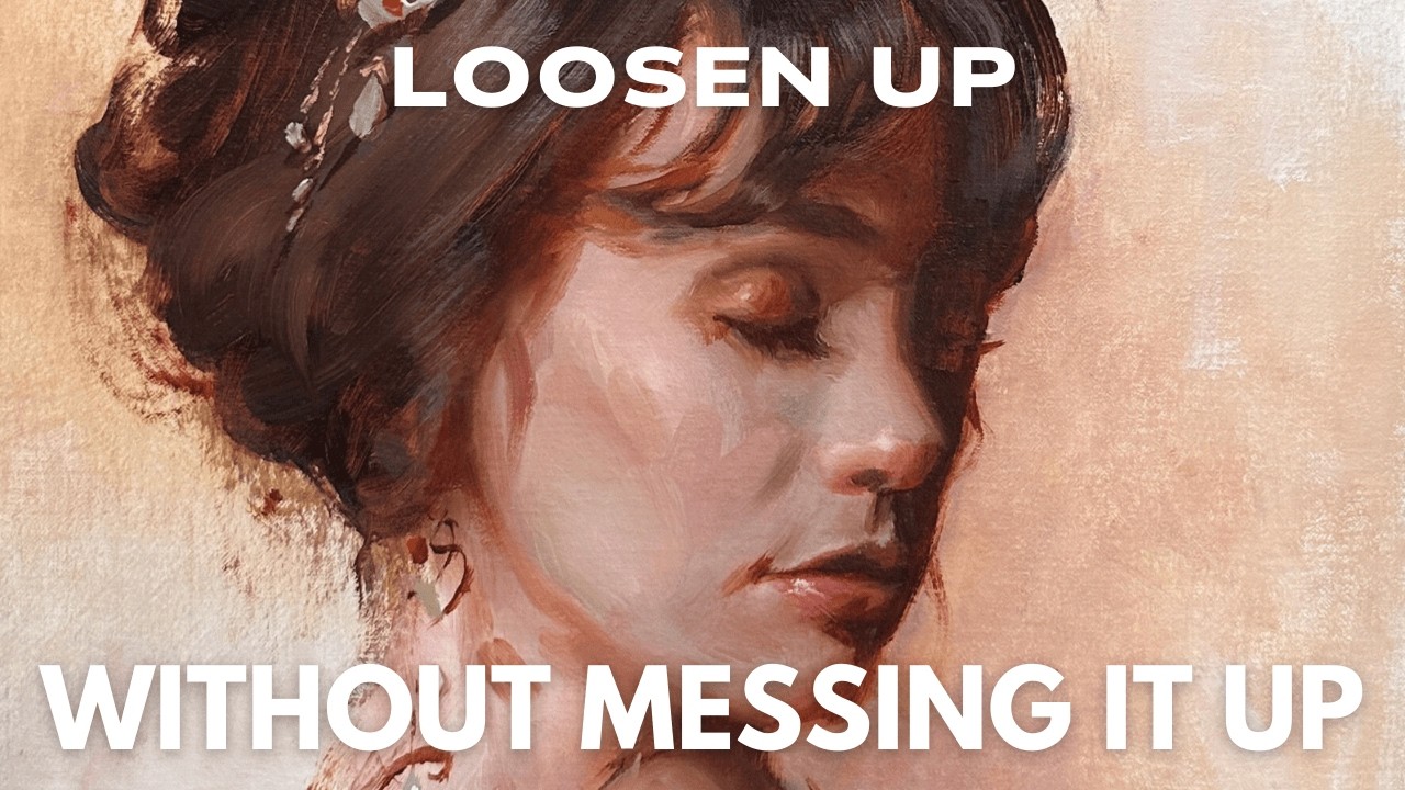 How to Loosen Up An Oil Portrait That’s Too Tight (Without Ruining It)