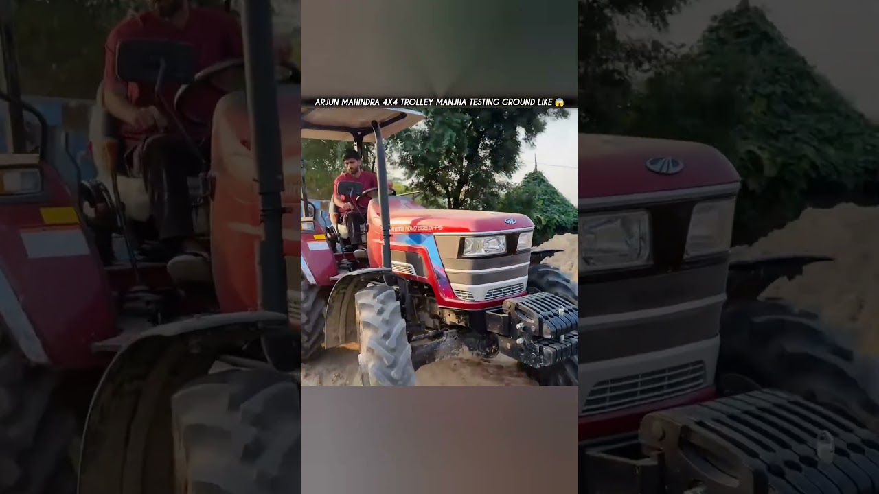 ARJUN MAHINDRA 4x4 TROLLEY MANJHA TESTING VLOG NISHU DESHWAL 🥱//#automobile#nishudaswal#viral#shorts