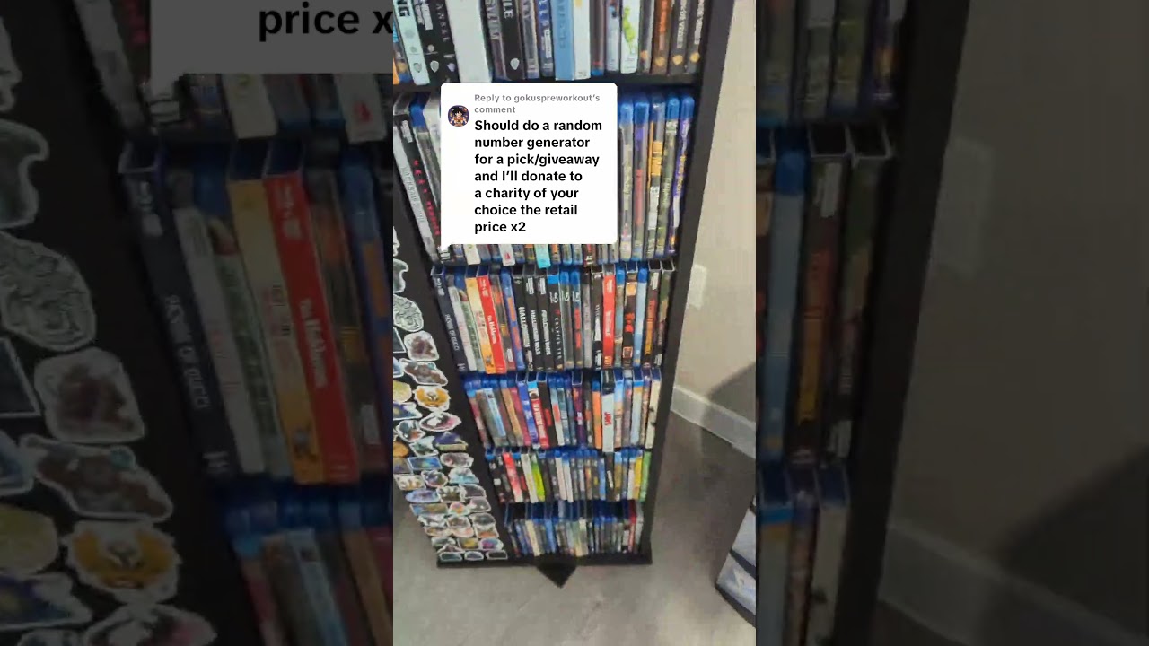 Donation Based Shelf Game! #4kbluray #movie #bluray4k