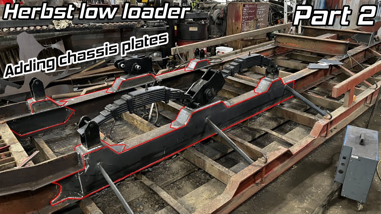 Herbst low loader trailer in a bad way! Let the rebuild begin! . Part 2