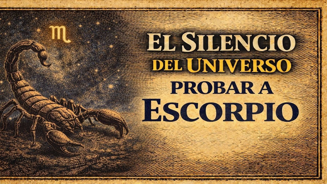 El silencio que el universo usa para poner a prueba a Escorpio ♏