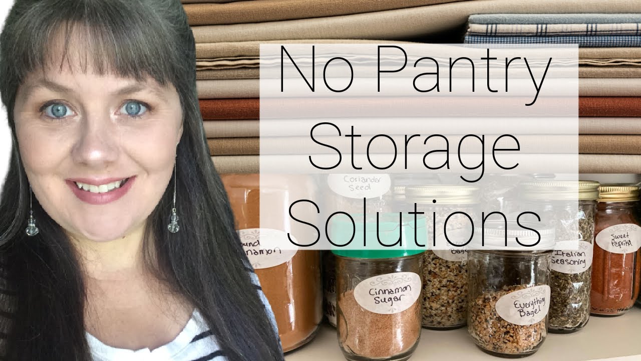 No Pantry Food Storage Solution- Renovation on a Budget